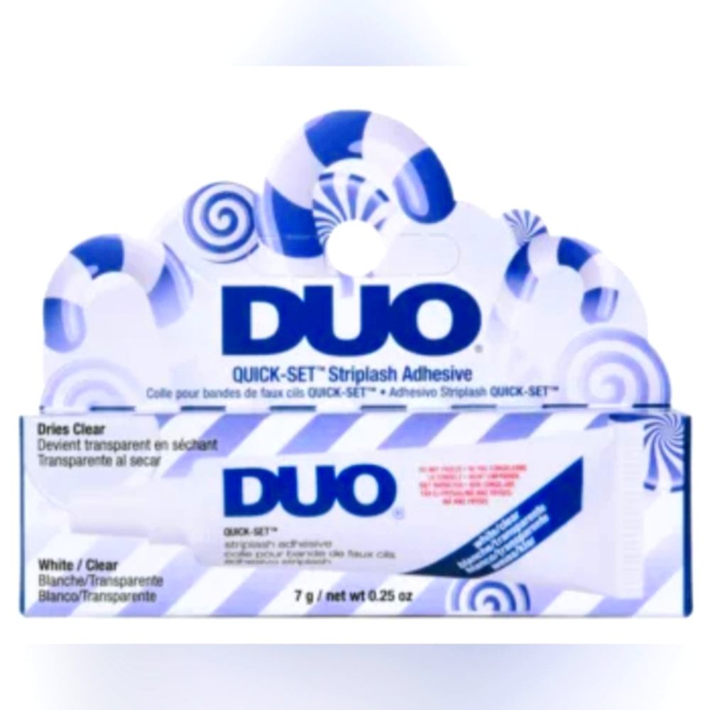 🆕️🔥Duo🔥 Eyelash Glue Adhesive  Striplash White Clear Dries Invisible